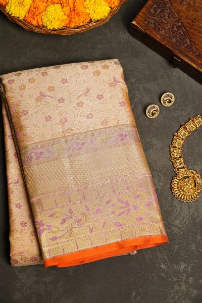 Peacock Motif Kanchipuram Saree